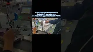 Automatic plane labeling machine for liquid medicine bags