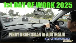 1st day of work 2025 - A life of a Mechanical Draftsman in Australia