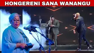 Tazama HARMONINE na MWANA FA washindana kuimba mbele ya MAMA SAMIA hawa kweli ni wasanii wakubwa