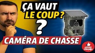 Cam&eacute;ra de Chasse Solaire WOLFANG WT02 🌙 Surveillez Votre Terrain ou Filmez la Faune Nocturne en 4K