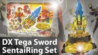 Mở Hộp và Review [Dx Tega Sword & Sentai Ring set]