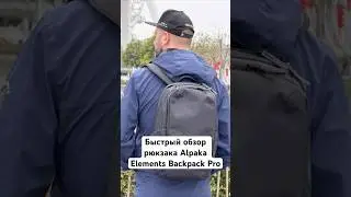 A quick review of the Alpaka Elements Backpack Pro