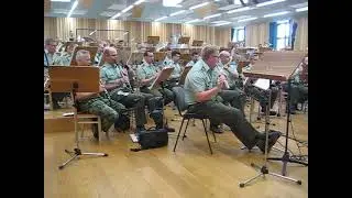 Czech Army Band rehearsing Beer Barrel PolkaMVI 2166