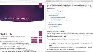 Java Native Interface (JNI) in depth -- Part 54: Oracle's Documentation (Chapter 1)
