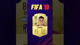 AMAZING EVOLUTION OF ANGEL CORREA IN FIFA 🔥⭐ #eafc24 #fc24 #fifaratings #fc24careermode