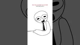 The Man Who Can See The Future 😳 (Animation Meme) #shorts