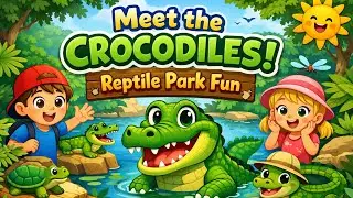 🐊 Exploring Crocodiles | Kids Reptile Park Visit
