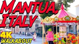 4K Walking Tour: charming Mantua | Prettiest Italian villages