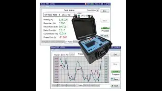 Live CT ratio & current error testing