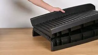 Portable Folding Car Dog Ramp for Large Dogs, Black - LIVINGbasics&reg;