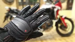 100% Waterproof gloves with crash protection