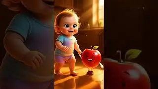 Baby & Apple&rsquo;s Cute Dance 🍎✨👶#CuteBaby #AppleDance  #ViralShorts #CutestMoment  #Shorts #Trending