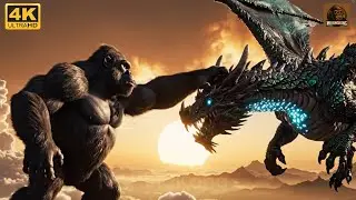 King Kong vs Mythical Dragon &ndash; Hollywood-Style Sky Titan War (Unbelievable Twist!) | Mr.KingKong