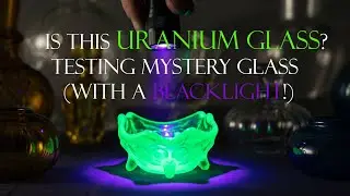 Is This URANIUM Glass? Testing Mystery Glass (With a Blacklight!)