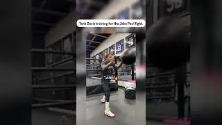 Tank Davis training for the Jake Paul fight.