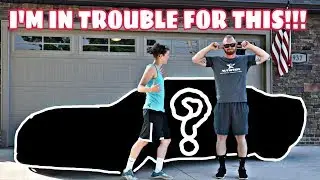 WIFE AND IN-LAWS aren't happy about the new car!