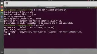 Python Import Error ModuleNotFoundError : No Module Named Gi In Ubuntu Linux