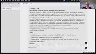 CommCoach Demo: Coaching a New Lab Manager Through Pushback