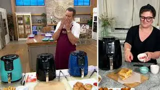Аэрофритюрница Ninja объемом 4 кварты со съемной многоуровневой решеткой на QVC