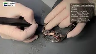 [Film Installation] Rolex GMT MASTER2 Rootbeer 40mm 126711CHNR Watch Protective Film [INNOVSHELL]