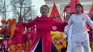 Défilé du nouvel an chinois 2 février 2025 - Champs Elysées - Maître KE Wen