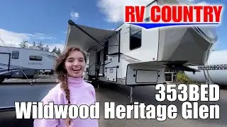 Forest River RV-Wildwood Heritage Glen-353BED - by RV Country of Fresno CA, Mesa AZ, Fife WA, Mt. Ve
