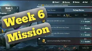 Week 6 Mission Season 9 ! PUBG MOBILE