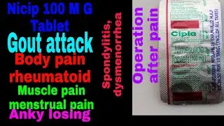 Nicip 100 M G Tablet in Hindi, use, doses, side effects, interactions, contains, warning