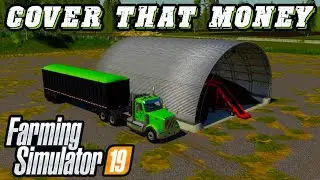 Almosta Farm - Harvesting A Large Grain Field | Farming Simulator 19
