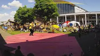 Soma Ishida vs. Felix Brodocz: European Slackline Masters 2018 - Round 1