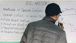 Speed control of series motor l by field divert method l by Armature divert method l in hindi l 