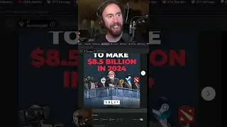 Габен ничего не делает и выигрывает #asmongold #twitch #реакции #новости #драма #игры #steam #val...
