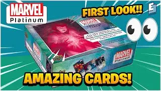 MARVEL PLATINUM | FIRST LOOK | BOX OPENING | AWESOME LOOKING CARDS | SOME 🔥🔥🔥 PULLS