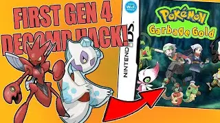 First Gen 4 Pokemon Decomp Hack -- Garbage Gold's Crevice Cave
