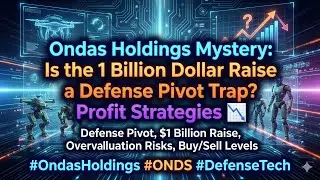 [Fullver] Ondas Holdings: Is the 1 Billion Dollar Raise a Defense Pivot Trap? Profit Strategies 📉