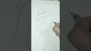 cute girl drawing #shortvideo #viralvideo #