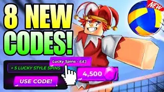*NEW COES* ALL WORKING CODES FOR VOLLEYBALL LEGENDS IN 2025 - ROBLOX VOLLEYBALL LEGENDS CODE 2025