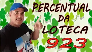 LOTECA 923 - PERCENTUAL DA LOTECA CONCURSO 923 . LOTECA