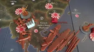 Axis and Allies Anniversary 1942 Setup