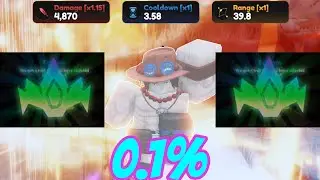 0.1% RULER ACE SHOWCASE! UNIVERSAL TOWER DEFENSE