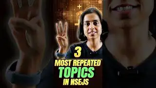 3 Most Repeated Topics in NSEJS | Chemistry | #shorts #nsejs #olympiads #chemistry #vedantu