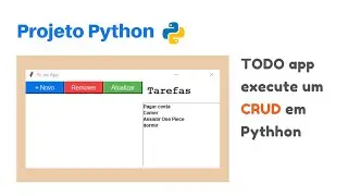 Python To-do app | Python CRUD  com Tkinter e SQlite