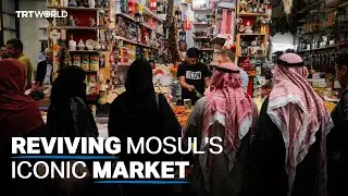 Mosul residents restore historic bazaar post-war