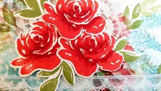 🔴Vintage Style Birthday card, Stampin up All things fabulous, Beautiful Friendship, Very Versaille