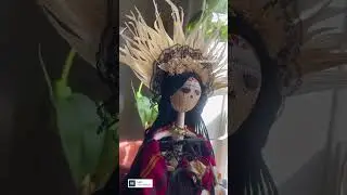 Carina de hoja de maiz hecha a mano