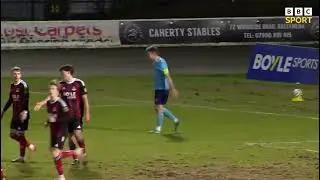 BALLYMENA UNITED V CRUSADERS HIGHLIGHTS 2026 IRISH PREMIERSHIP FOOTBALL