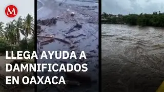 Aid sent to victims of Hurricane Erick in Oaxaca