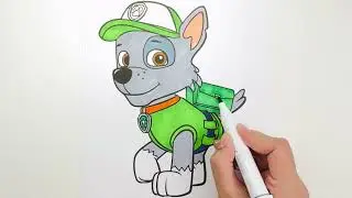 Coloring ROCKY-Paw Patrol #rocky #pawpatrol #art #coloring