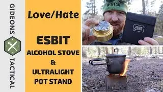 Love/Hate Esbit Alcohol Stove & Ultralight Pot Stand