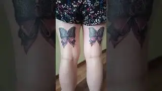 😲🔥women back tattoo | leg tattoo #tattooshorts